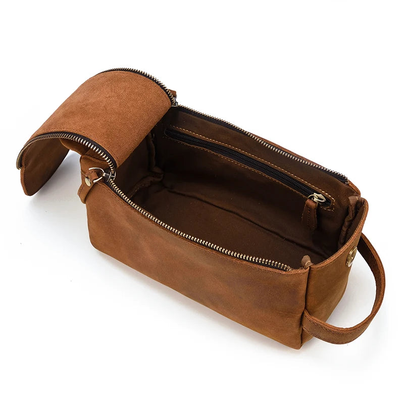 Trousse de toilette homme cuir luxe - ShopGET®