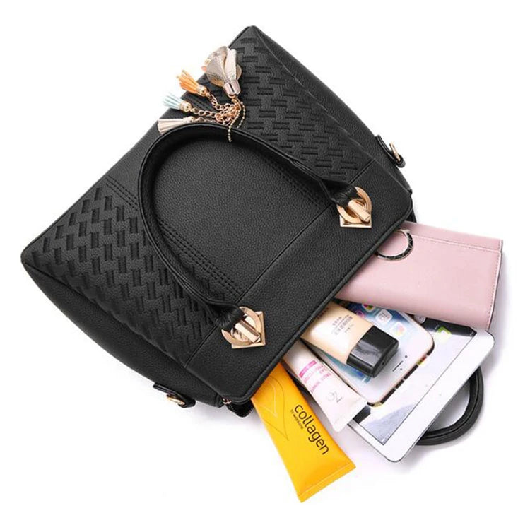 Sac cabas femme simple et doux Noir / 31x14x23cm-Gris SB / 31x14x23cm-Kaki / 31x14x23cm-Rose SB / 31x14x23cm-Bleu SB / 31x14x23cm-Rouge / 31x14x23cm-ShopGET® 