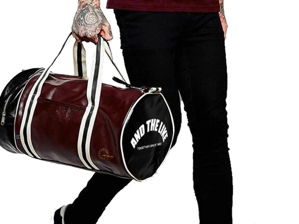 Sac polochon  homme cuir Rouge / 45 x 30 x 30 cm-Burgundy / 45 x 30 x 30 cm-Noir Blanc / 45 x 30 x 30 cm-Noir Jaune / 45 x 30 x 30 cm-Noir / 45 x 30 x 30 cm-Burgundy Noir / 45 x 30 x 30 cm-Bleu / 45 x 30 x 30 cm-Vert / 45 x 30 x 30 cm-ShopGET® 