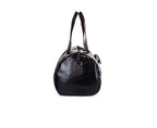Sac polochon marcel en PU Cuir Noir / 50 x 22 x 21 Cm-ShopGET® 