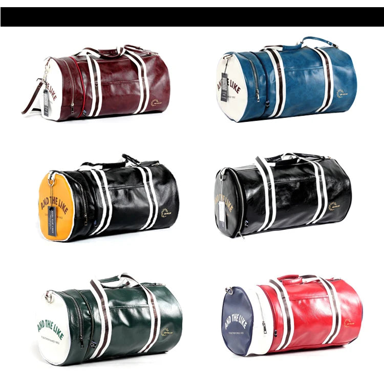 Sac polochon en Cuir idéal pour marin A-B-C-D-E-F-ShopGET® 