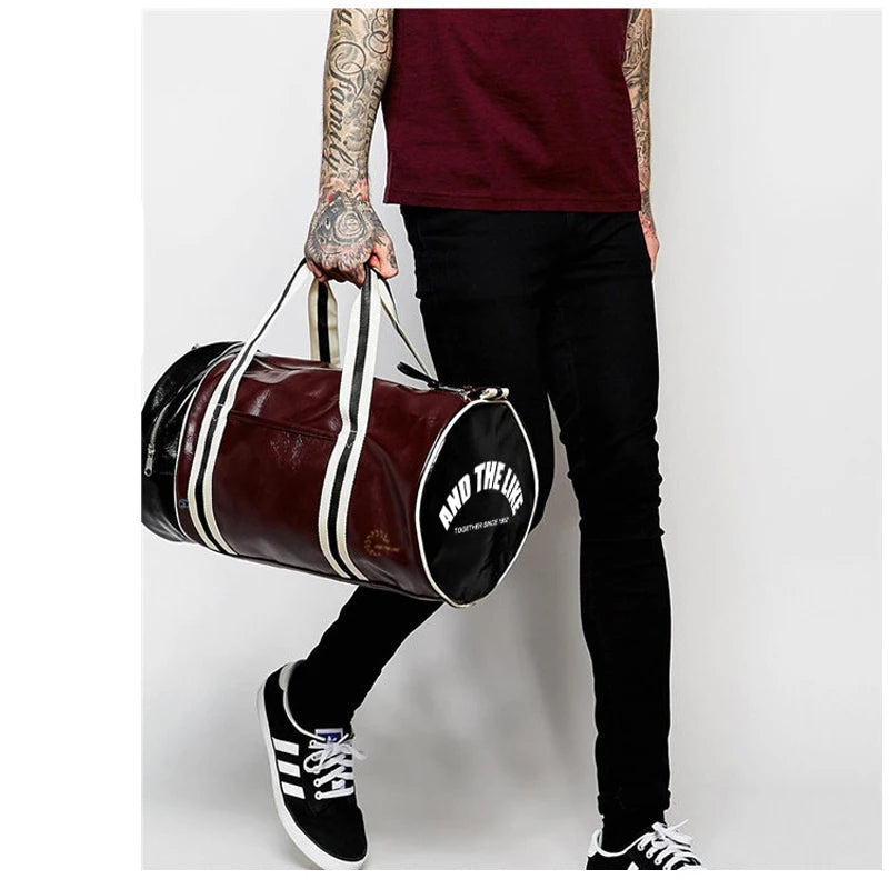 Sac polochon en Cuir idéal pour marin A-B-C-D-E-F-ShopGET® 