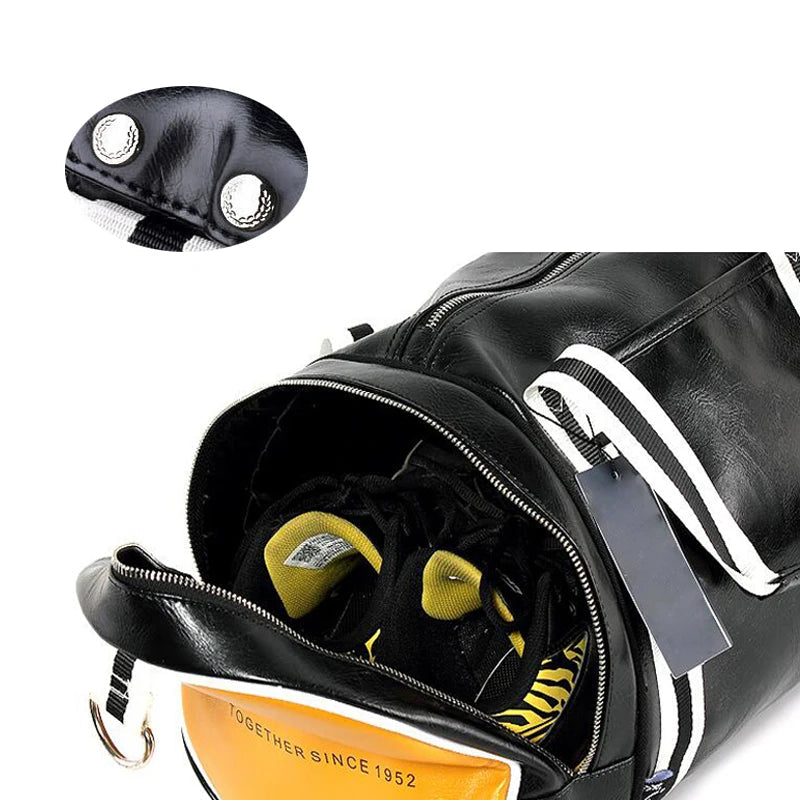 Sac polochon en Cuir idéal pour marin A-B-C-D-E-F-ShopGET® 