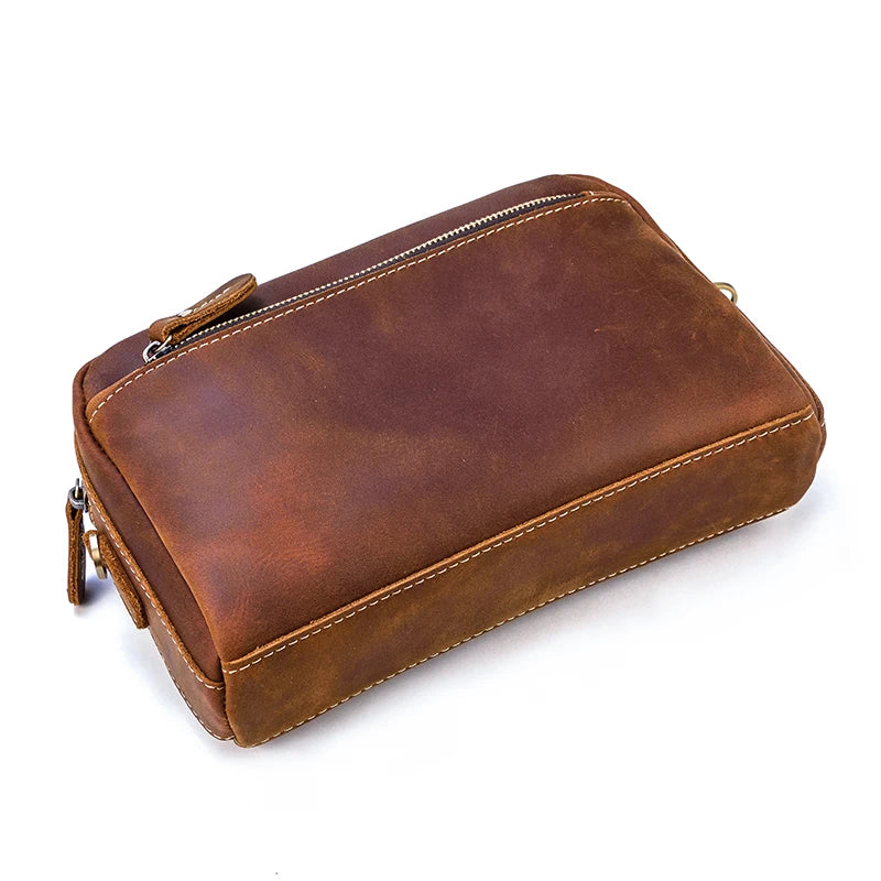 Trousse de toilette homme cuir luxe - ShopGET®