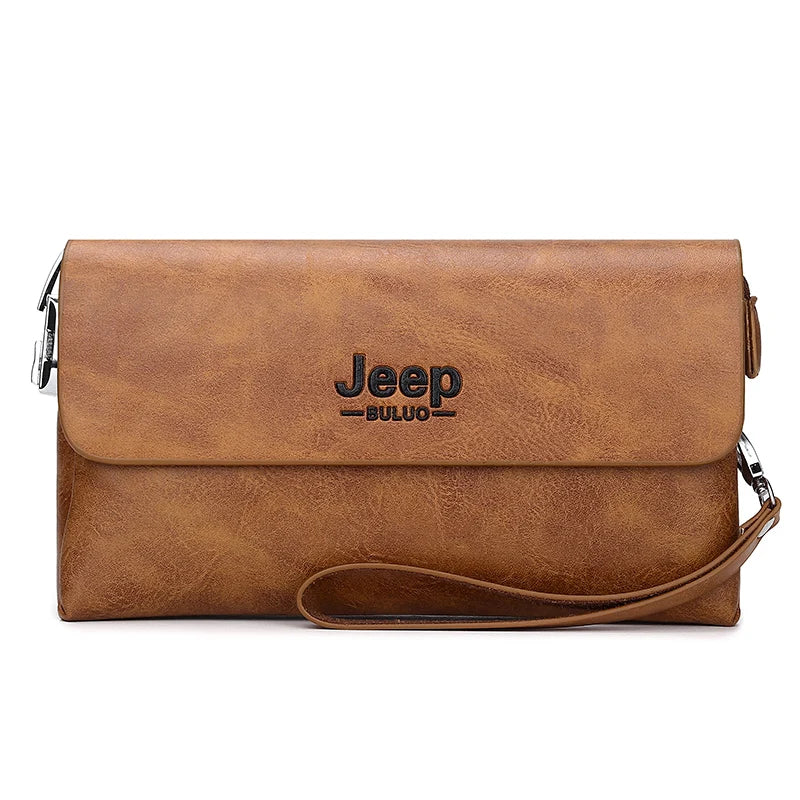 Pochette homme travail jeep Marron-Noir-Kaki-ShopGET® 