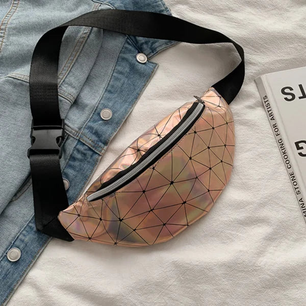 Sac banane argent pour femme - ShopGET®