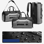 Sac weekend gentlemen de luxe Noir-Gris-ShopGET® 