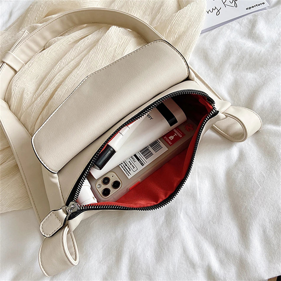 Sac banane en cuir  à bandoulière voyage