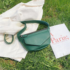 Sac banane en cuir  à bandoulière voyage