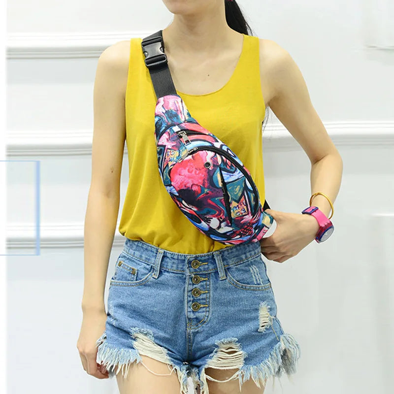 Sac banane violet imperméable pour femme - ShopGET®