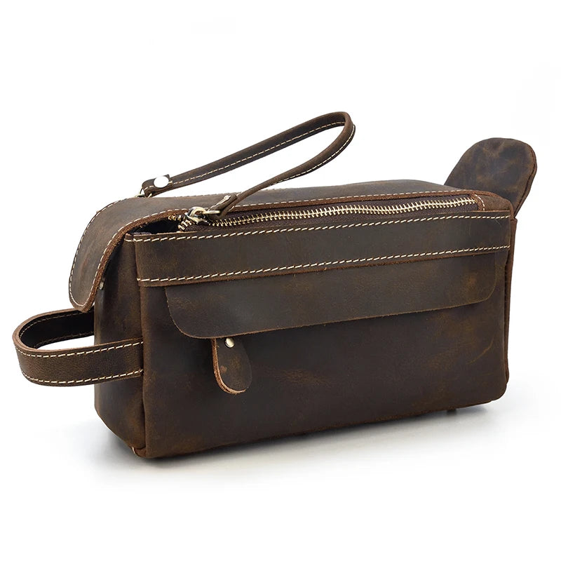Trousse de toilette homme cuir luxe - ShopGET®