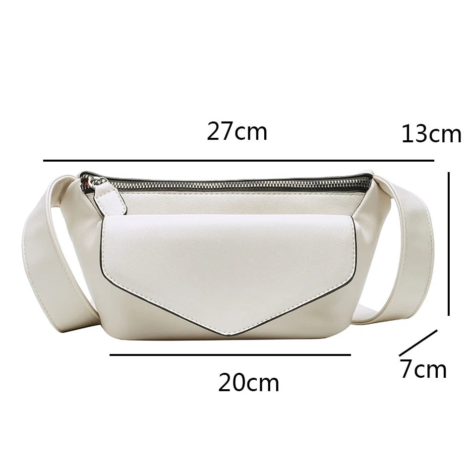 Sac banane en cuir  à bandoulière voyage