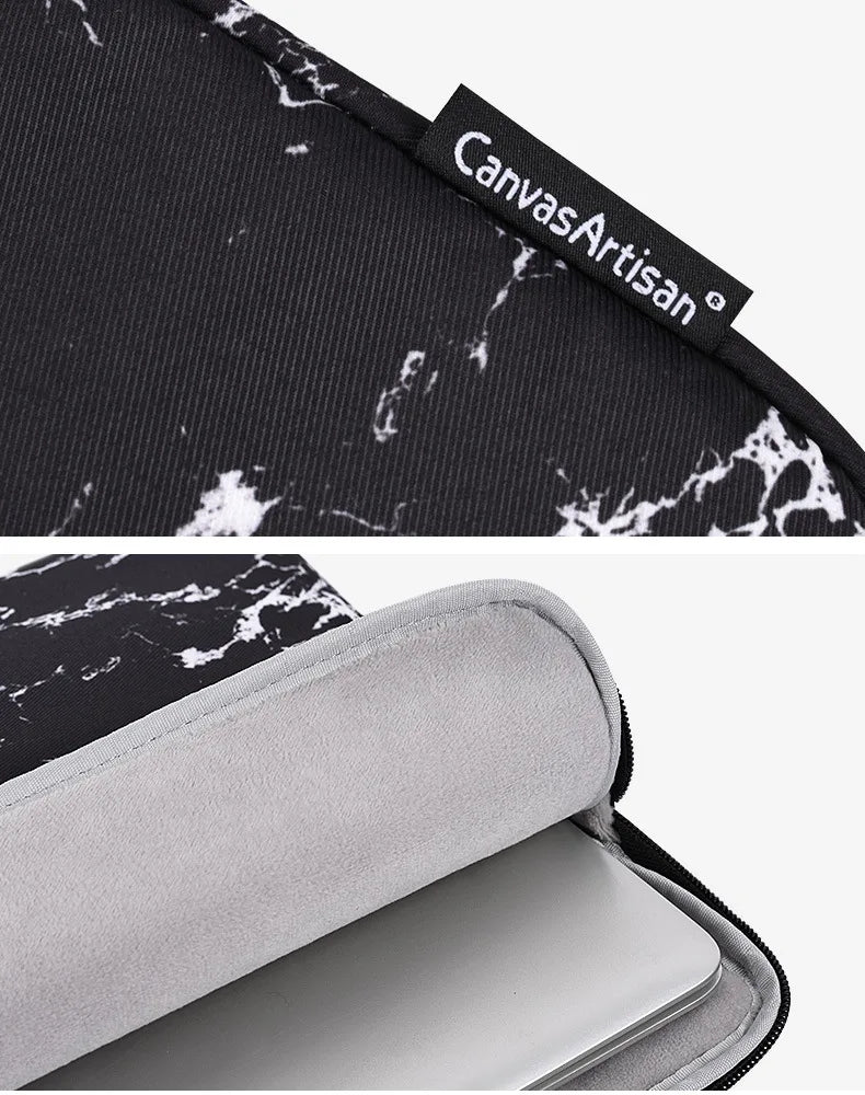 Pochette ordinateur luxe femme fleur 3D - ShopGET®