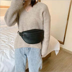 Sac banane en cuir femme