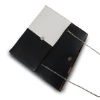 Sac bandoulière pochette femme géométrique Noir-ShopGET® 