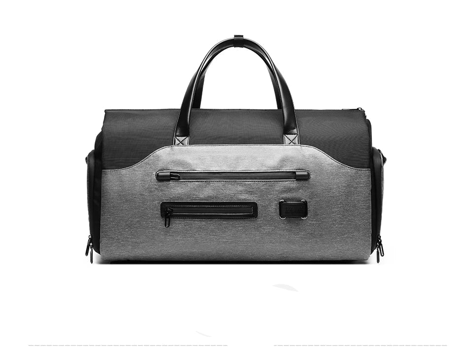 Sac weekend gentlemen de luxe Noir-Gris-ShopGET® 