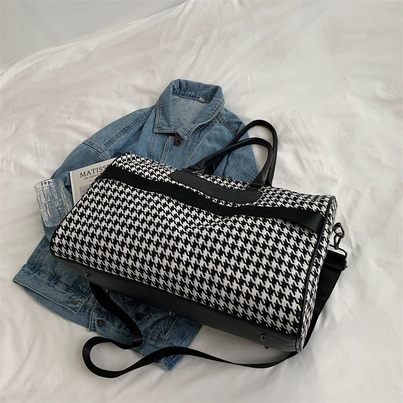 Sac weekend homme / Femme pas cher à décor géométrique Sac Weekend (GRAND)-Sac Weekend (PETIT)-ShopGET® 