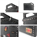 Pochette homme cuir bandoulière Noir-ShopGET® 