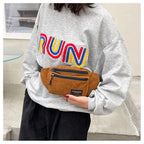 Sac banane femme classe en velours - ShopGET®