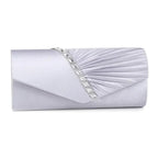 Pochette femme bohème chic Apricot-Blanc-Argent-Rouge-Pourpre-Or-Bleu-Noir-Bleu SB-ShopGET® 