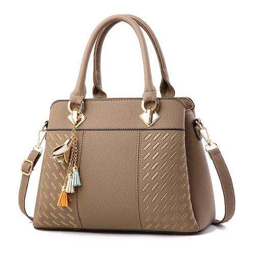 Sac cabas femme simple et doux Noir / 31x14x23cm-Gris SB / 31x14x23cm-Kaki / 31x14x23cm-Rose SB / 31x14x23cm-Bleu SB / 31x14x23cm-Rouge / 31x14x23cm-ShopGET® 