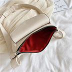 Sac banane en cuir  à bandoulière voyage