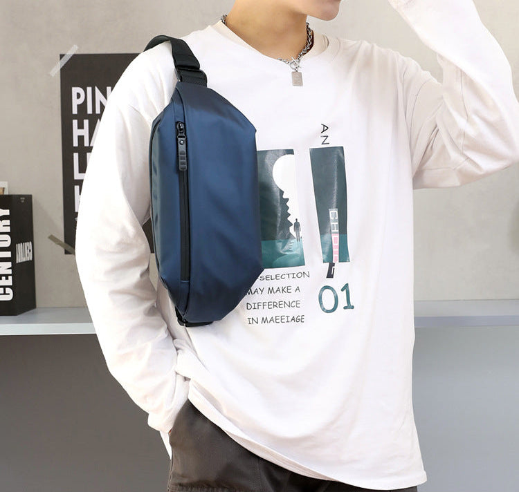 Sac banane noir pour homme