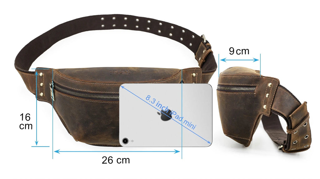 Patron sac banane homme en cuir - ShopGET®