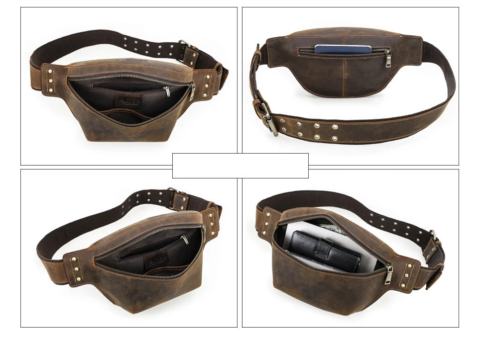 Patron sac banane homme en cuir - ShopGET®