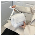 Petit sac banane velours carré