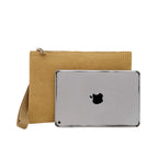 Pochette homme tissu canvas Noir-Bleu-Bleu ciel-ShopGET® 