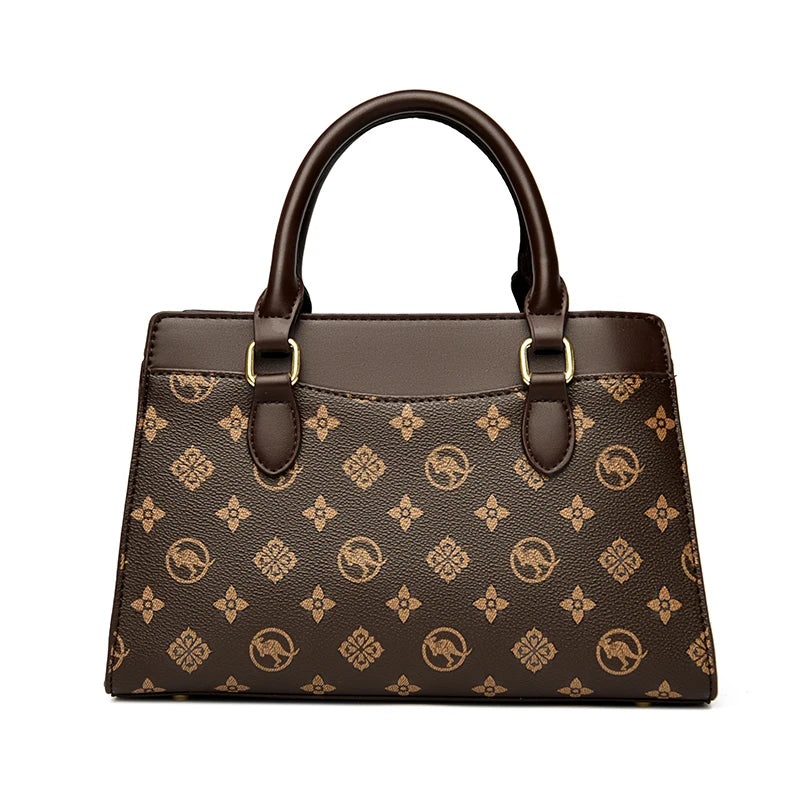 Sac cabas cuir tendance pour femme Marron-Rouge-Jaune-Apricot-ShopGET® 