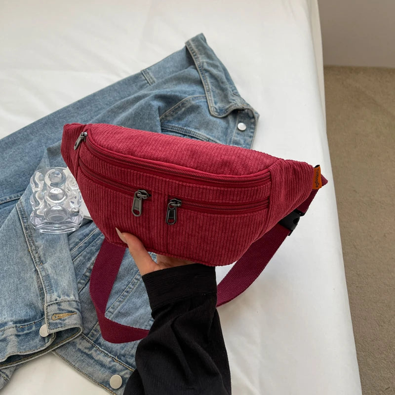 Sac banane femme fausse fourrure courte - ShopGET®