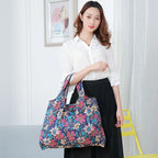 Sac cabas courses original Noir / L52*H40*LR6cm-Orangefloral / L52*H40*LR6cm-Pourprefloral / L52*H40*LR6cm-Bleu / L52*H40*LR6cm-ShopGET® 