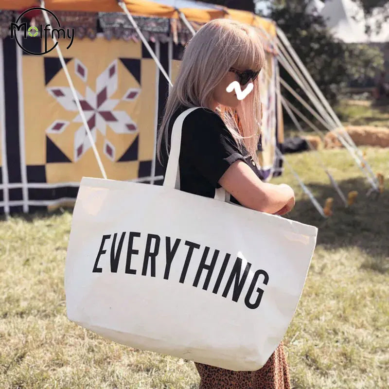 Cabas sac everything Kaki-Gris-Noir-Blanc-ShopGET® 