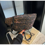 Sac banane léopard en canvas tendance