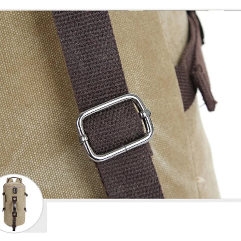 Sac polochon sport de randonnée Marron-Vert-Kaki-Bleu-Noir-ShopGET® 