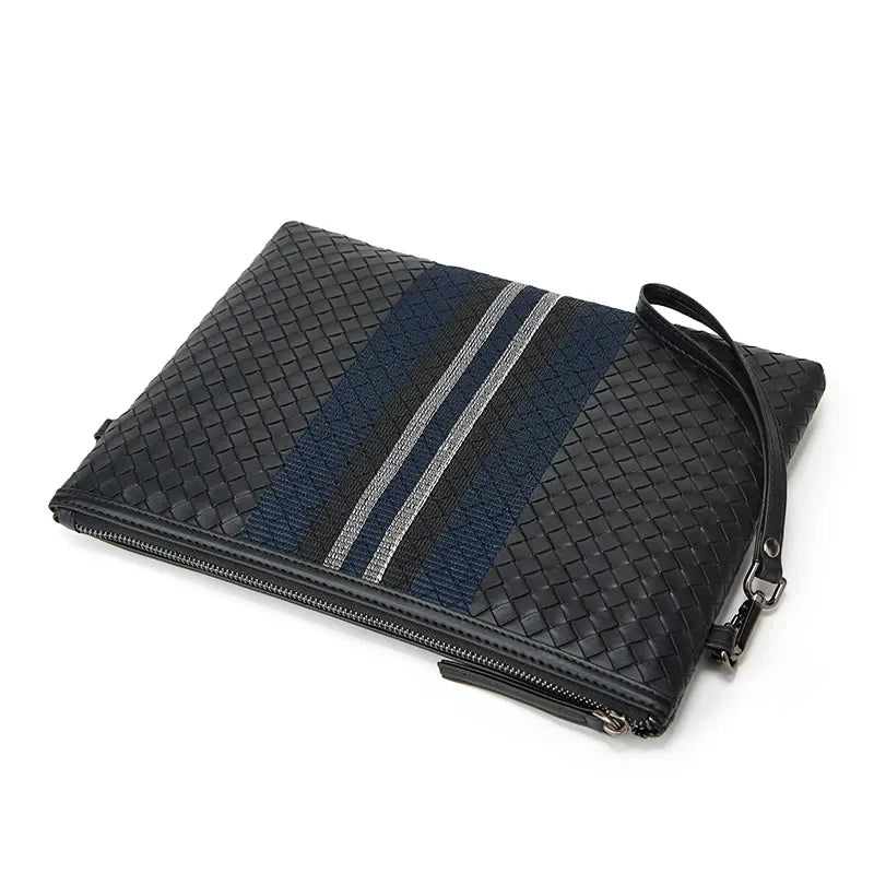 Pochette homme bandoulière de qualité 29x22x2cm / Noir-33x24x2cm / Noir-25x17x2cm / Noir-ShopGET® 