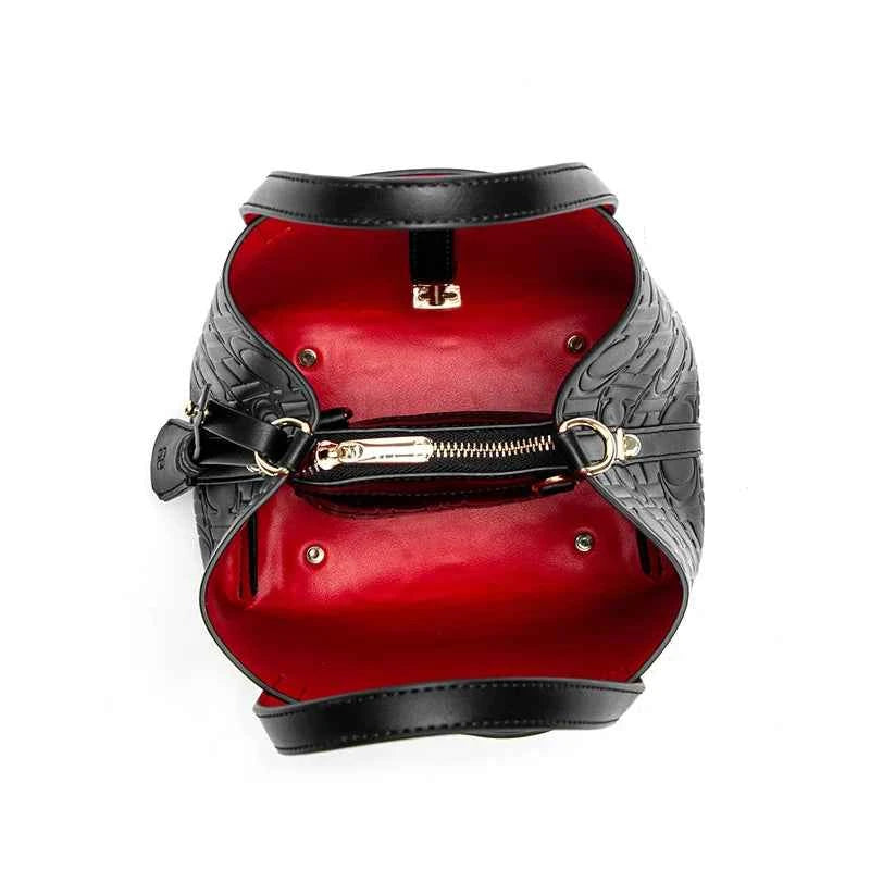 Sac cabas femme classic retro Burgundy-Argent-Gold-Vert-Kaki-Marron-Noir-ShopGET® 