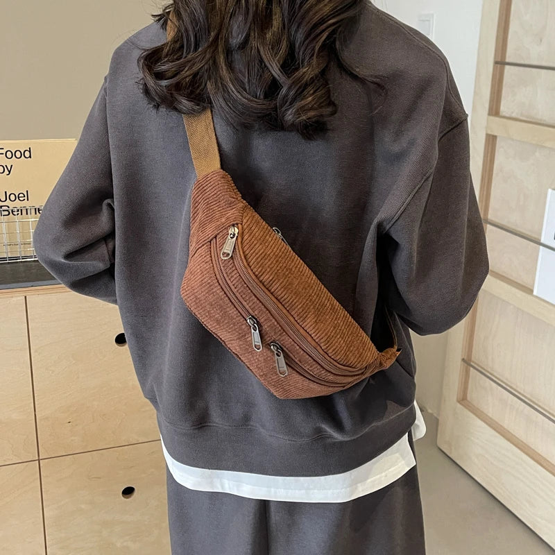 Sac banane femme fausse fourrure courte - ShopGET®