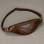 Sac banane en cuir pour homme chic