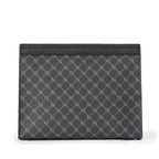 Pochette homme vintage cuir simple Noir / 26 x 5 x 19cm-ShopGET® 