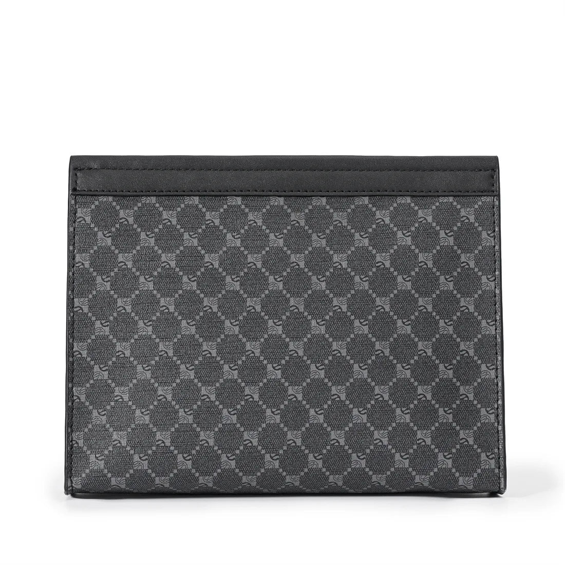 Pochette homme vintage cuir simple Noir / 26 x 5 x 19cm-ShopGET® 