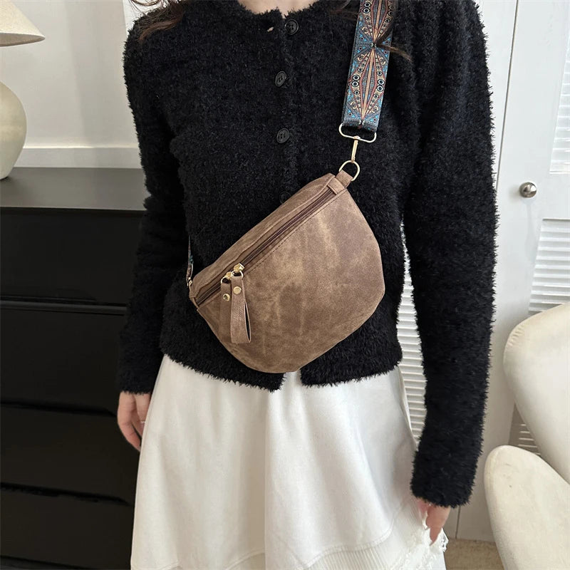 sac banane femme tendance en cuir de luxe