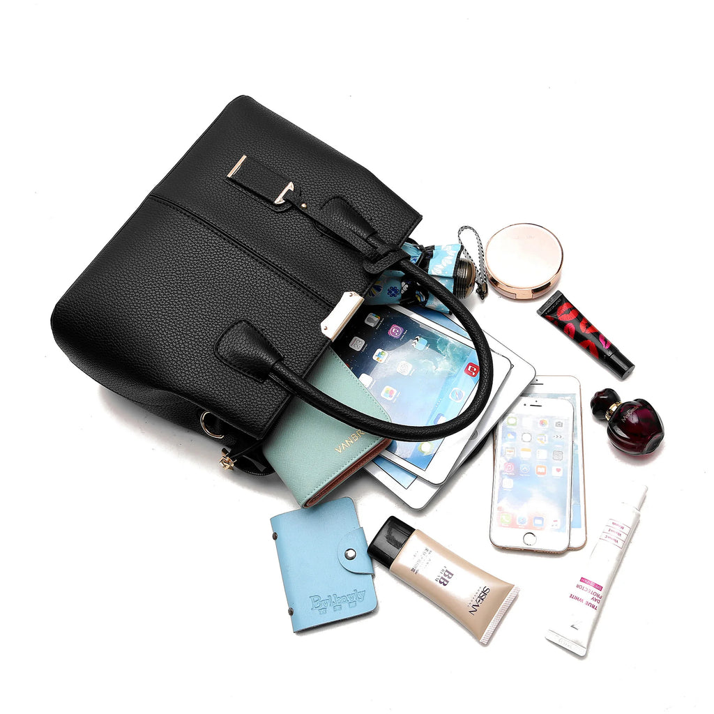 Sac cabas en cuir vintage Pourpre / 30x13x22cm-Rose / 30x13x22cm-Beige / 30x13x22cm-wine rouge / 30x13x22cm-Noir / 30x13x22cm-Gris / 30x13x22cm-Bleu / 30x13x22cm-ShopGET® 