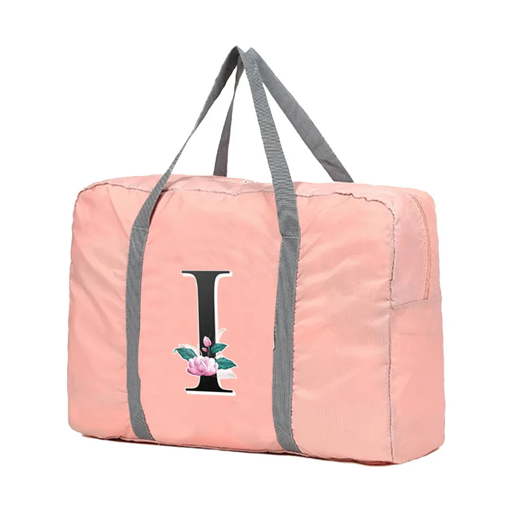 Sac weekend lettre prénom de H à Q K-J-I-H-O-N-M-L-Q-P-ShopGET® 