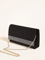 Pochette sac femme tendance Vert / 23 x 5 x 12cm-Argent / 23 x 5 x 12cm-Noir / 23 x 5 x 12cm-Bleu / 23 x 5 x 12cm-ShopGET® 