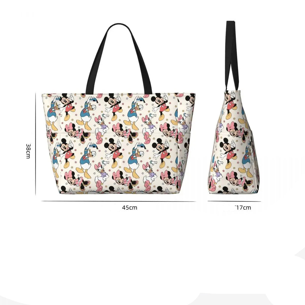 Sac weekend femme disney de couleur rose A-B-C-D-E-F-G-ShopGET® 