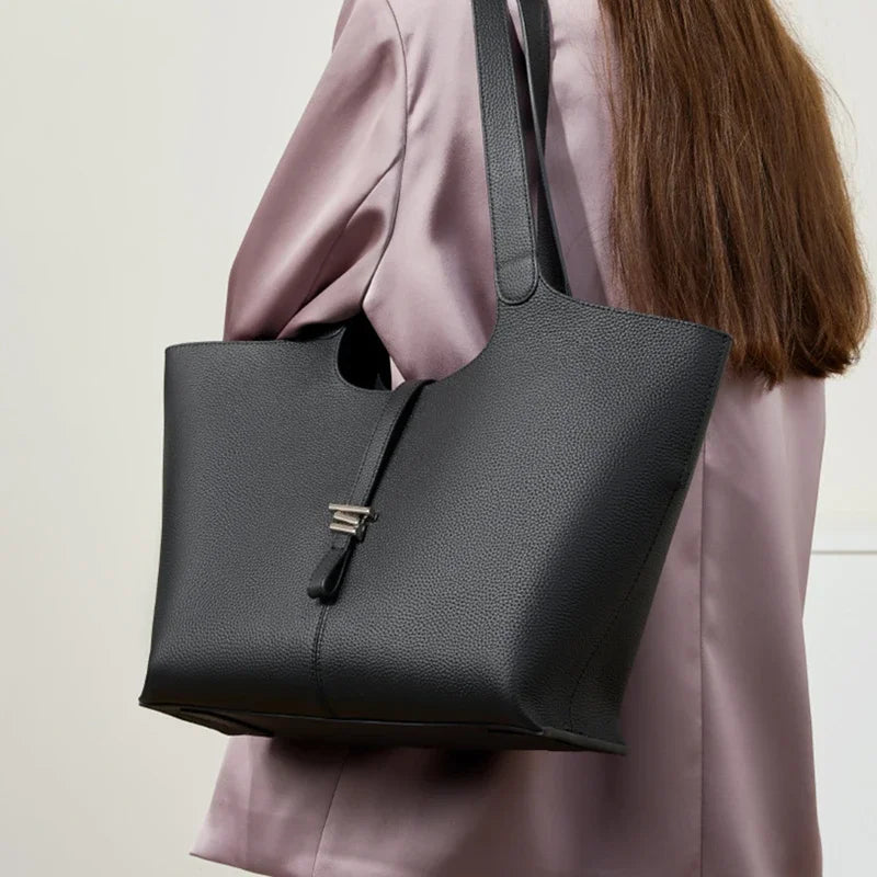 Sac cabas noir burminsa Noir-Gris-ShopGET® 