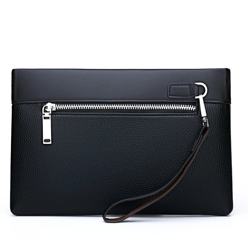 Pochette homme premium Noir / 26cmX16cmX2cm-Marron / 26cmX16cmX2cm-ShopGET® 